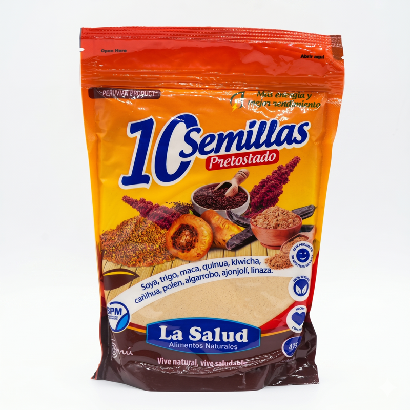 10 SEMILLAS PRETOSTADO 475 GR