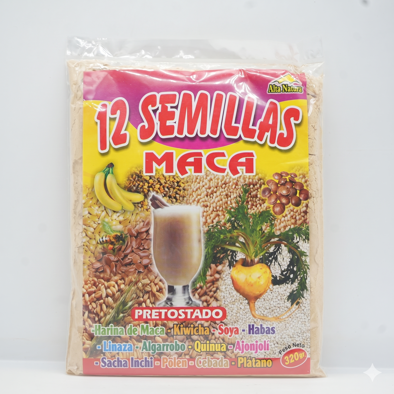 12 SEMILLAS MACA 350 GR