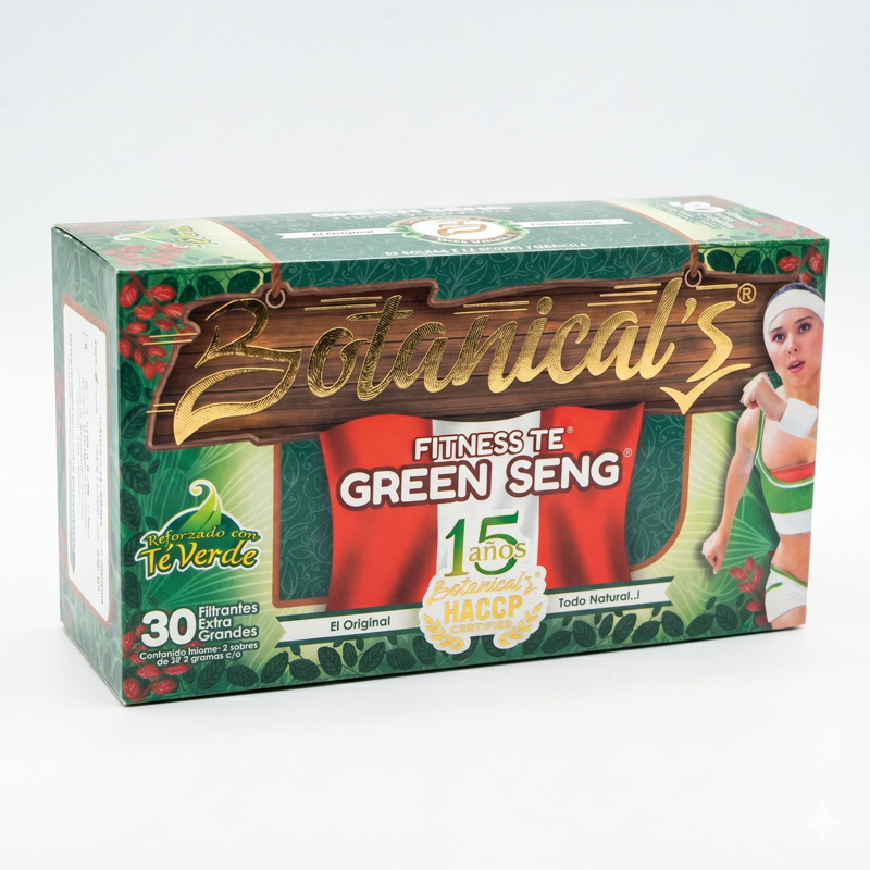 BOTANICAL'S FITNESS TE GREEN SENG 30 FILT