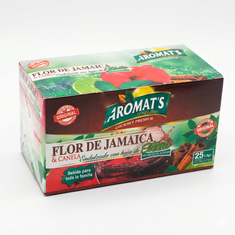 FLOR DE JAMAICA & CANELA 25 FILT