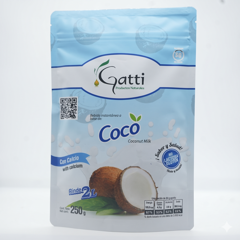 LECHE VEGETAL DE COCO 250 GR