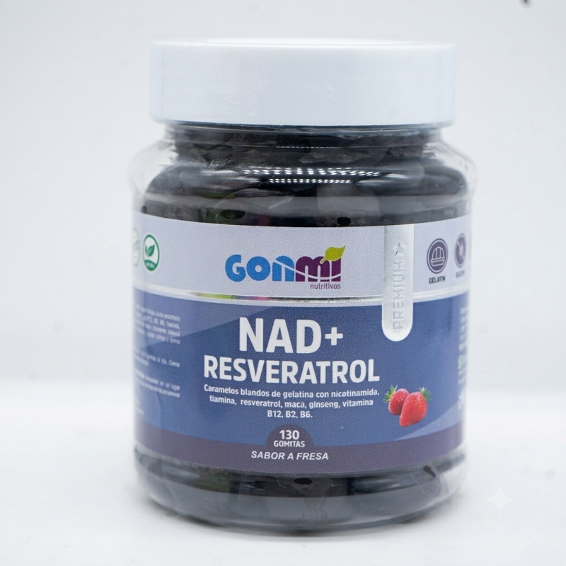NAD+ RESVERATROL X 130 GOMITAS