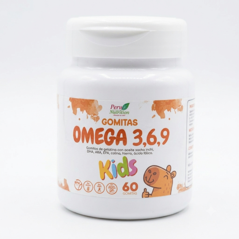 OMEGA 3.6.9 KIDS 60 GOMITAS