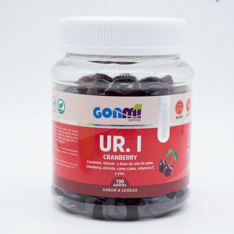 UR.I CON CRANBERRY X 130 GOMITAS