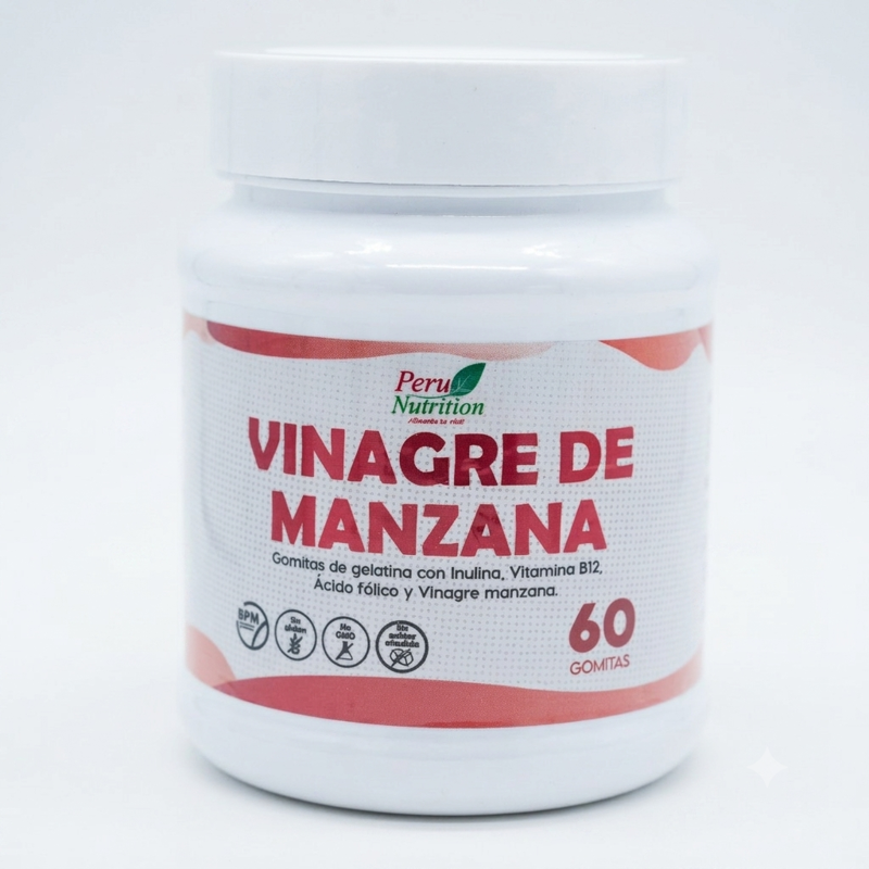 VINAGRE DE MANZANA X 60 GOMITAS